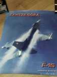 F-16 plakat reklamowy lata 90te