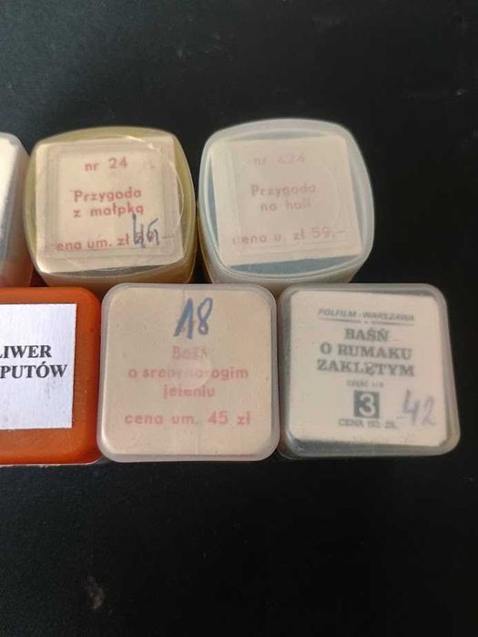 Bajki na rzutnik 7 sztuk JAK NOWE zestaw Q