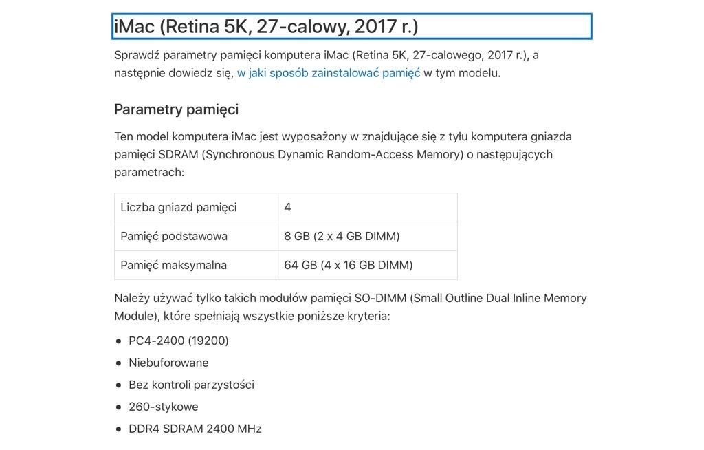 Dwie kostki pamięci RAM 4 GB 1RX16