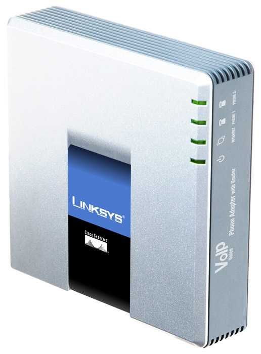 VoIP SIP адаптер Linksys SPA2102