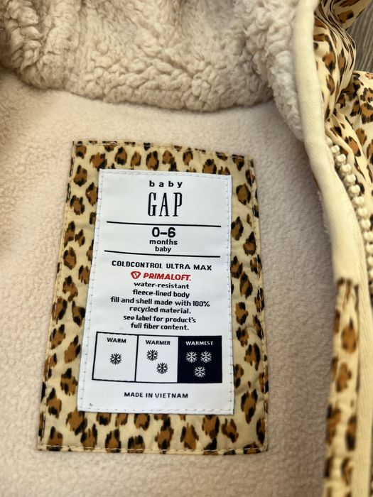 Комбинезон зимовий леопардовий GAP на дівчинку 0 - 6 місяців