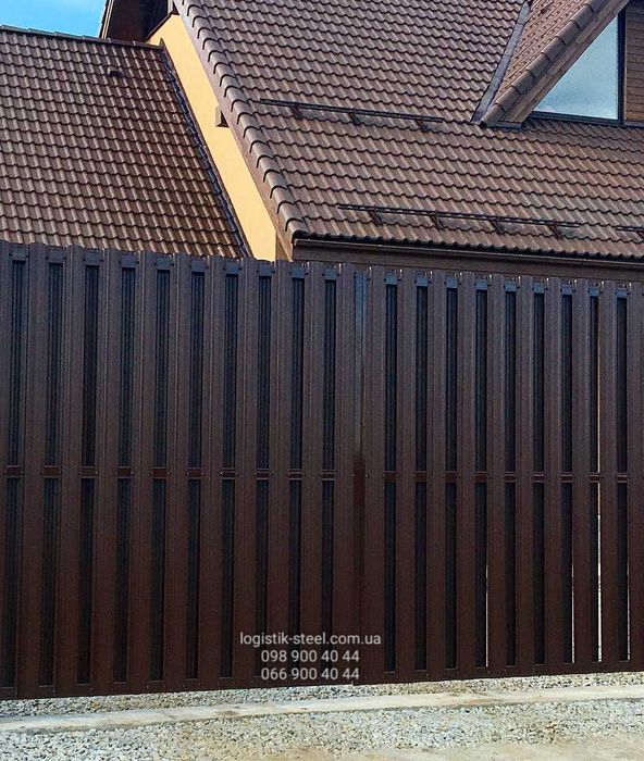 Штакетник Штахетник металевий
Евроштакетник Двухсторонний