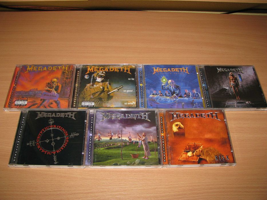 MEGADETH - 7CD remastered collection (2004 Capitol USA)