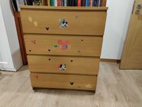 Cómoda quarto ikea 4 gavetas