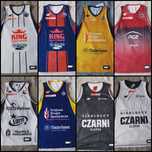 Zestaw koszulek koszykarskich Orlen basket ligi sezon 2023/24