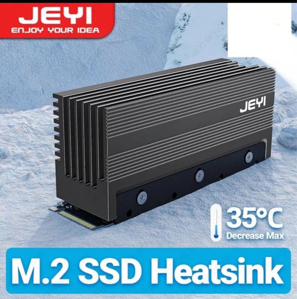 Dissipador de aluminio JEYI M2 para SSD