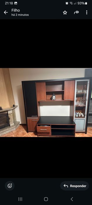 Móveis  de sala estante e aparador de 4 portas