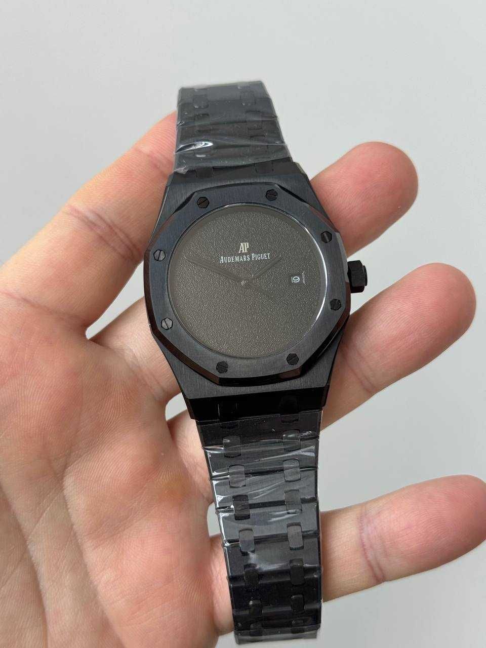 наручний чоловічий годинник Audemars Piguet Royal Oak 41 mm black