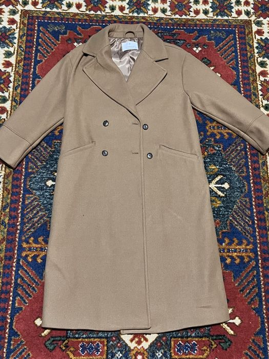 Пальто прямого оверсайз крою