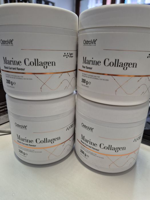 Wyprzedaż 4 szt. Marine Collagen Ostrovit 200g