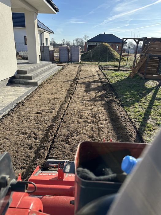 glebogryzarka zwykła i separacyjna - usluga przygotowanie terenu