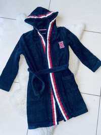 Szlafrok chłopięcy dziecięcy Tommy hilfiger rozm L 146/152