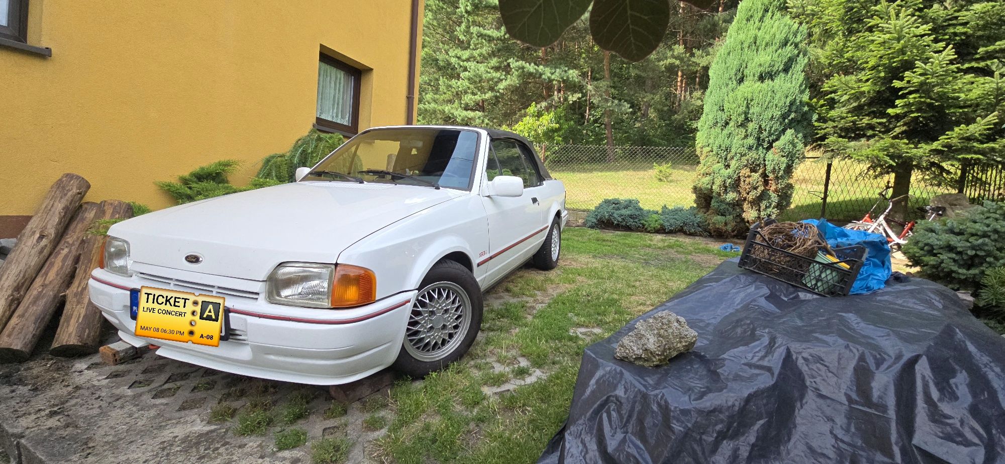 Ford escort mk4 cabrio xr3i auto oldtimer retro