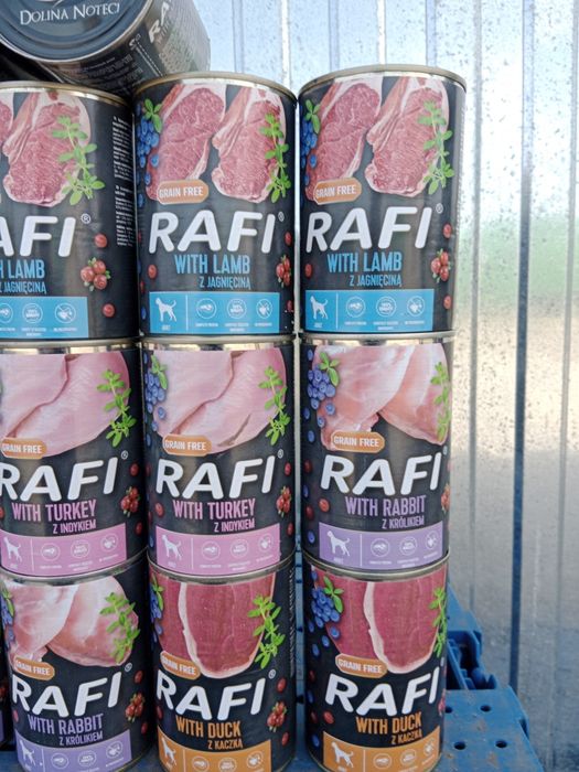 Karma puszka Rafi 24x400 mix smaków
