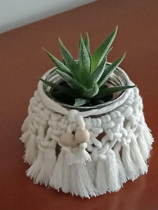 Decoração em macramé