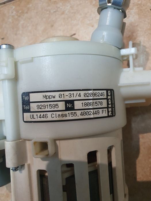 Pompa wody Miele  do zmywarki Mppw 01_31/4  2015rok