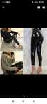Hit spodnie winyl legginsy Unisex lateksowe LaTeX lakierowane r. M i L