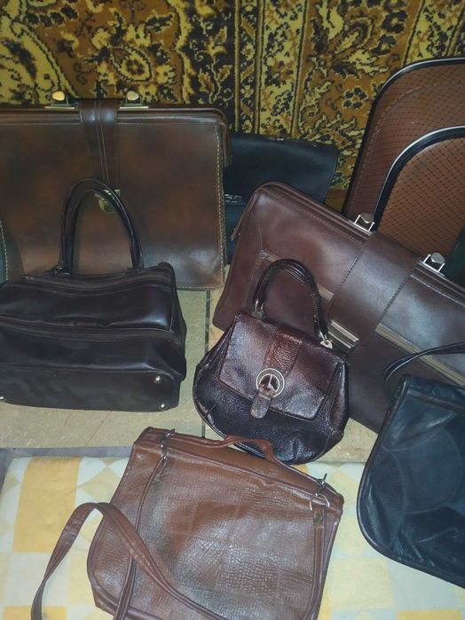 Кожгалантерея СССР. Сумки, чемоданы. Ретро. Коллекция. Реквизит.