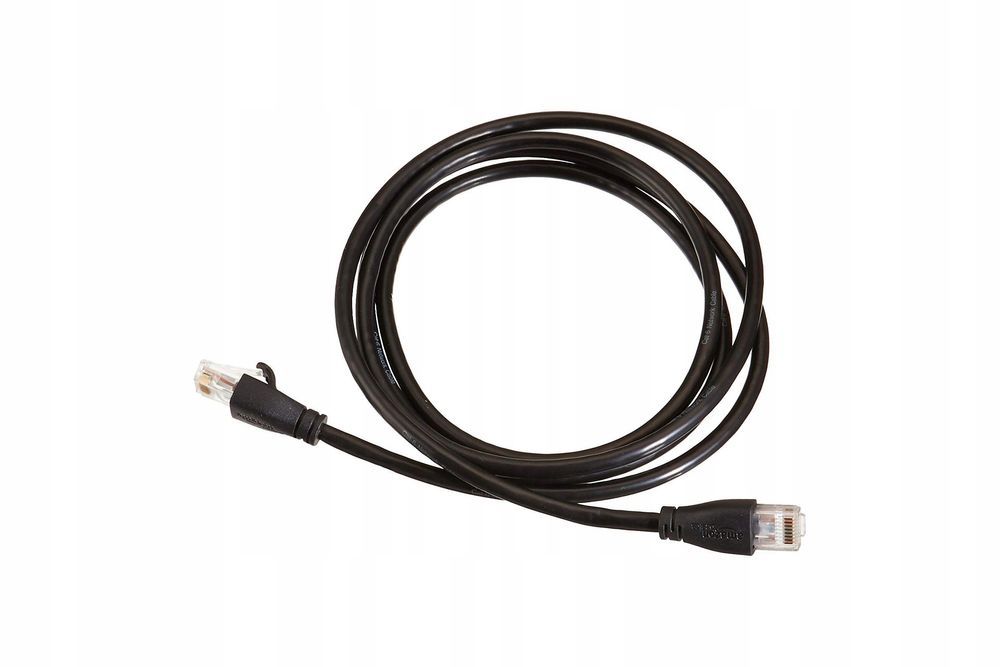 kabel sieciowy amazonbasics rj45 cat-6 1.5m czarny do internetu pc