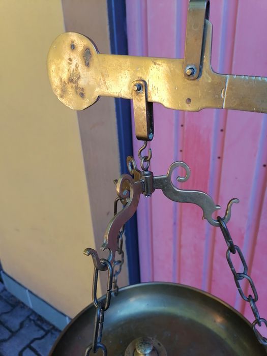 Hit ! WAGA dekoracyjna Mosiężna z szalka + GRATIS Zobacz koniecznie !