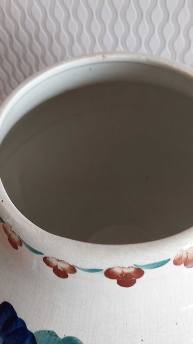 Duży wazon - fajans Włocławek, lata 50-60-te. WYJĄTKOWY !