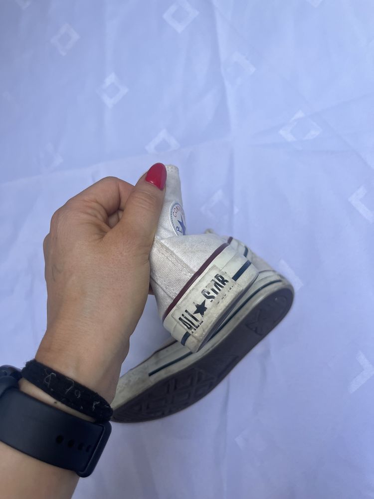 Converse biale dlugie