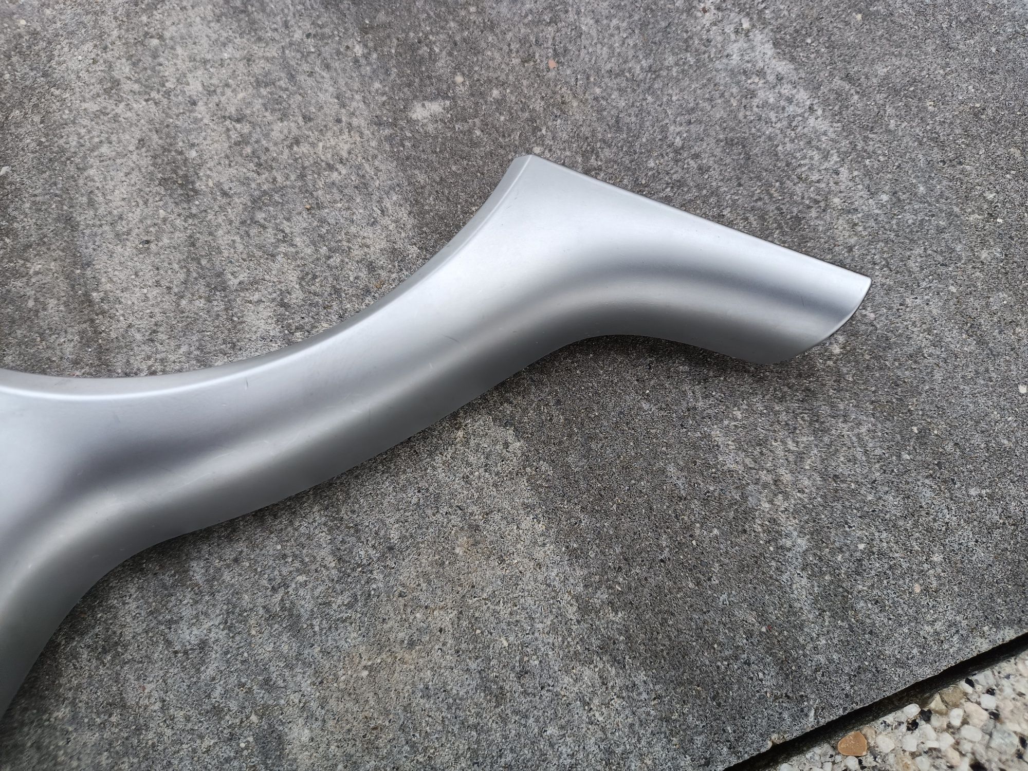 Blenda lera dekor kierownicy Sport BMW E46 E39 X5 E53 proca srebrna