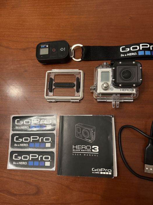 GoPro Hero 3 Silver + acessórios