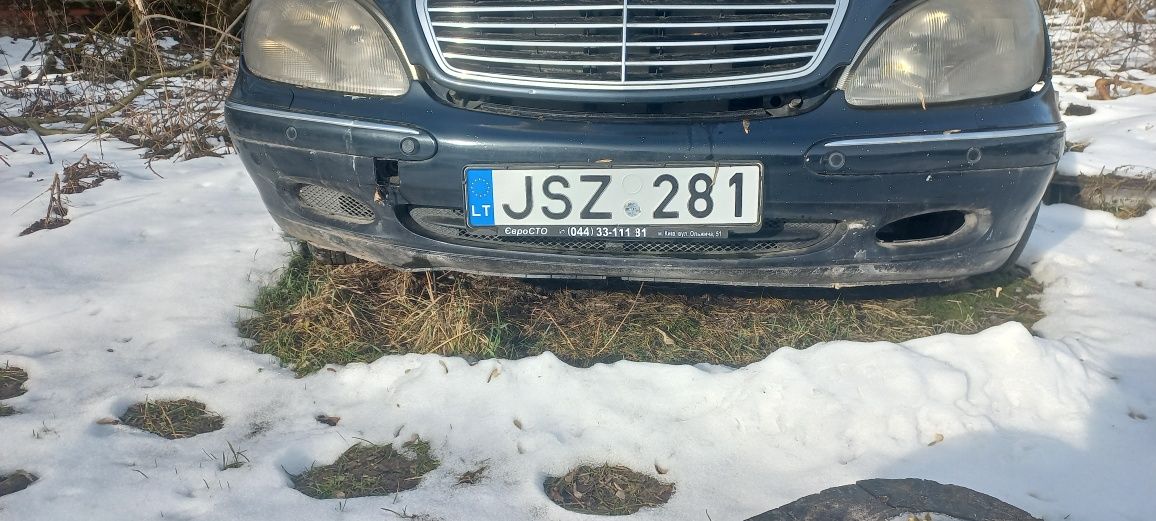 Бампер mercedes w 220  дорестайл