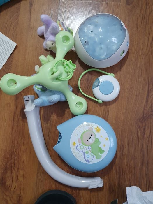 Karuzela do łóżeczka Fisher Price z projektorem stan jak NOWY !!!