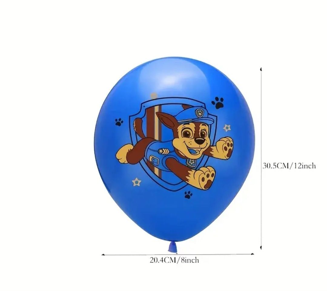 Zestaw balony impreza urodziny Psi Patrol Paw