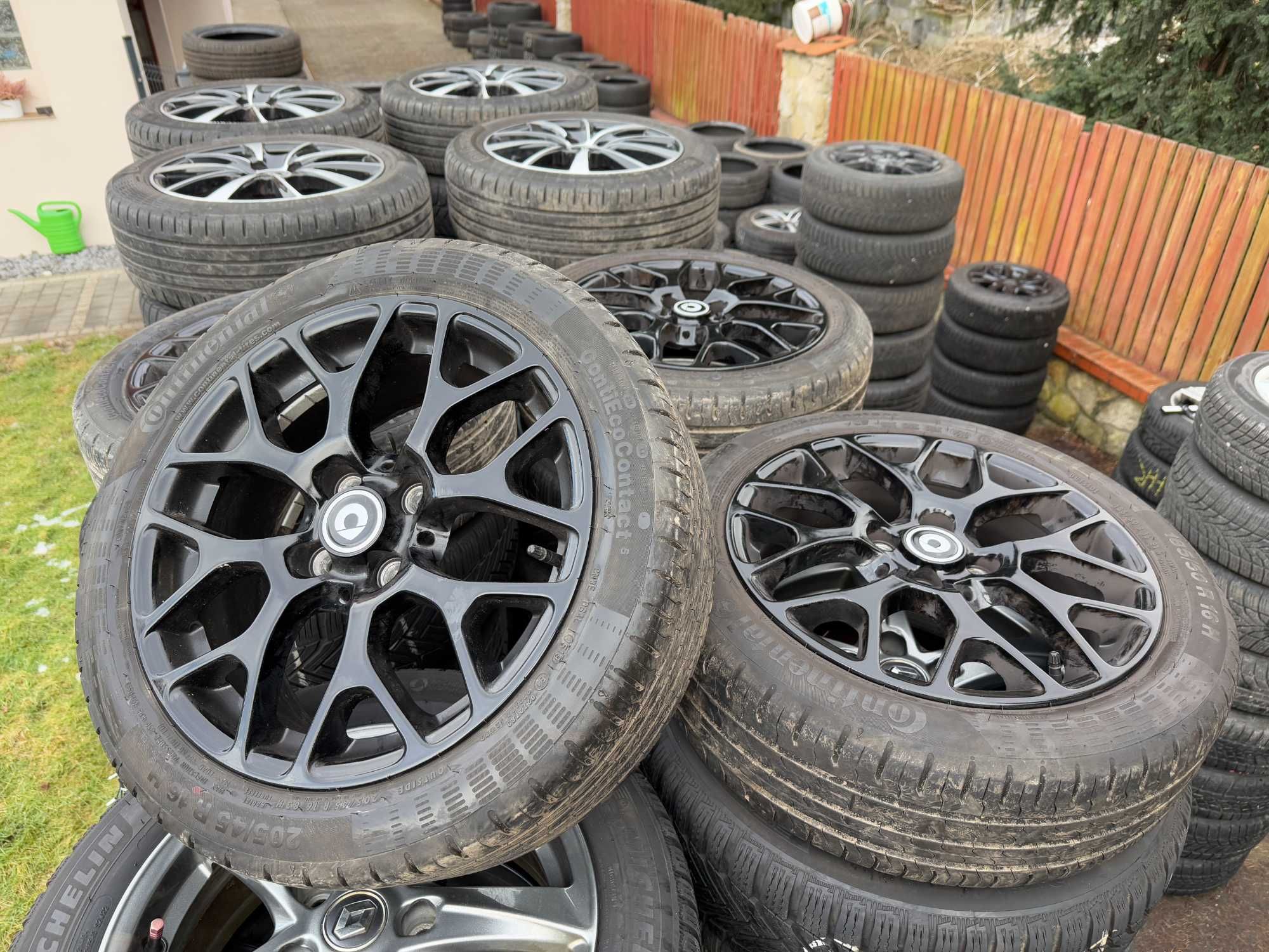 Koła 16" 4x100 Smart ForTwo ForFour Renault Twingo Clio