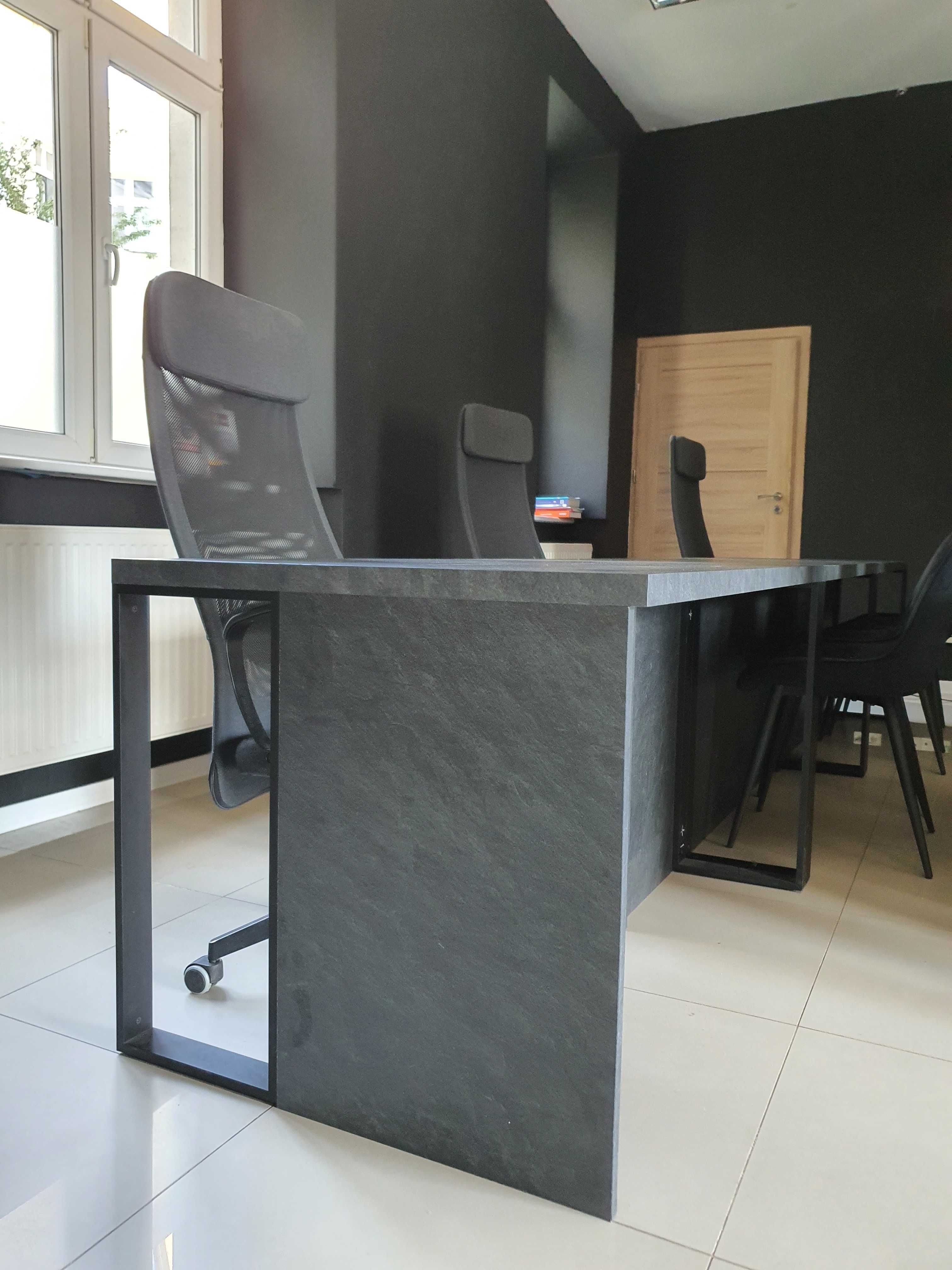 Sprzedam komplet biurek z krzesłami obrotowymi - 3 sztuki