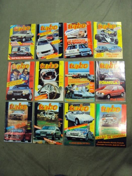 Revista Turbo - Anos 1981 a 1992 completos