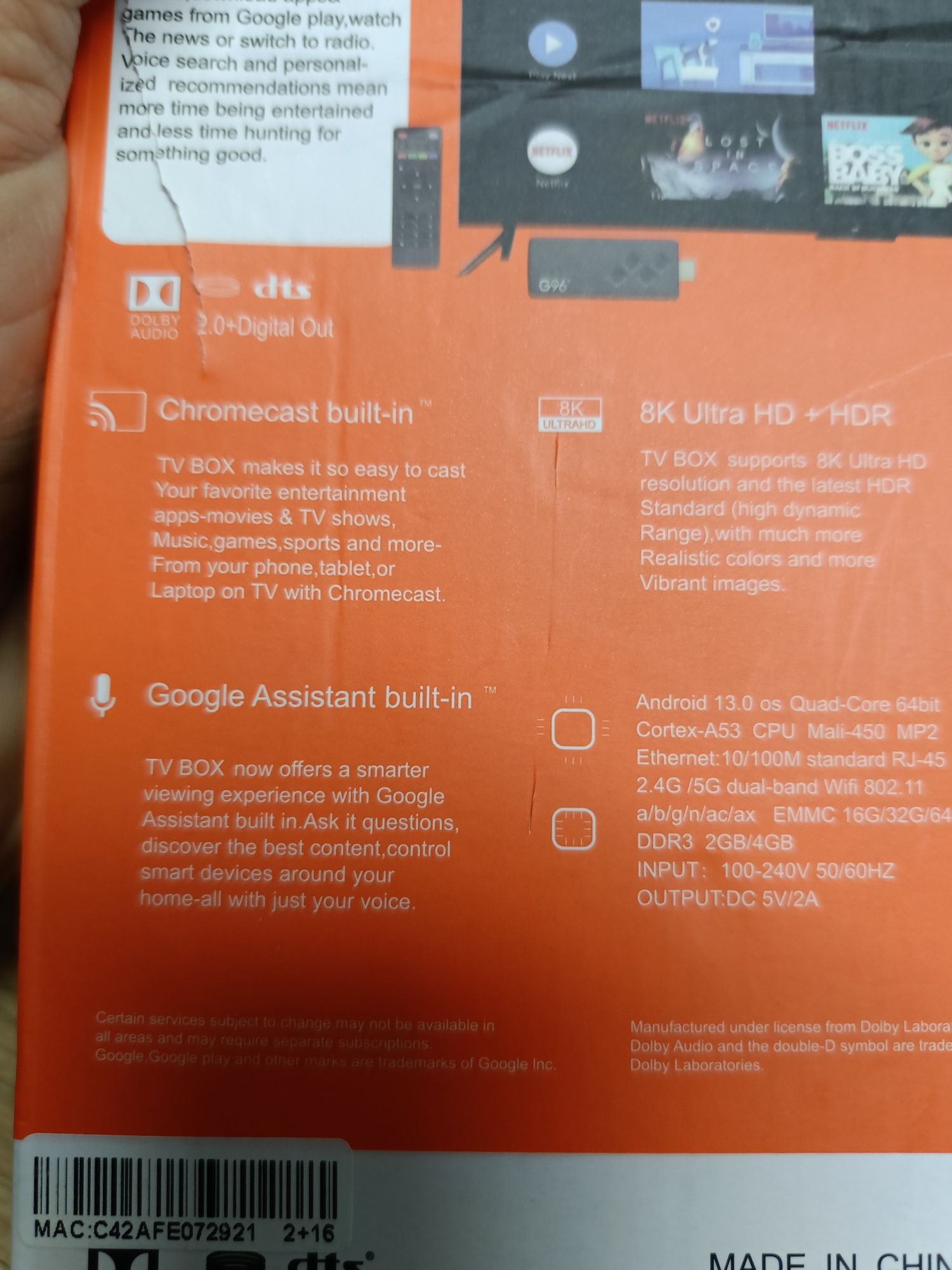 Tv sticks android dekoder 8 k ultra hd