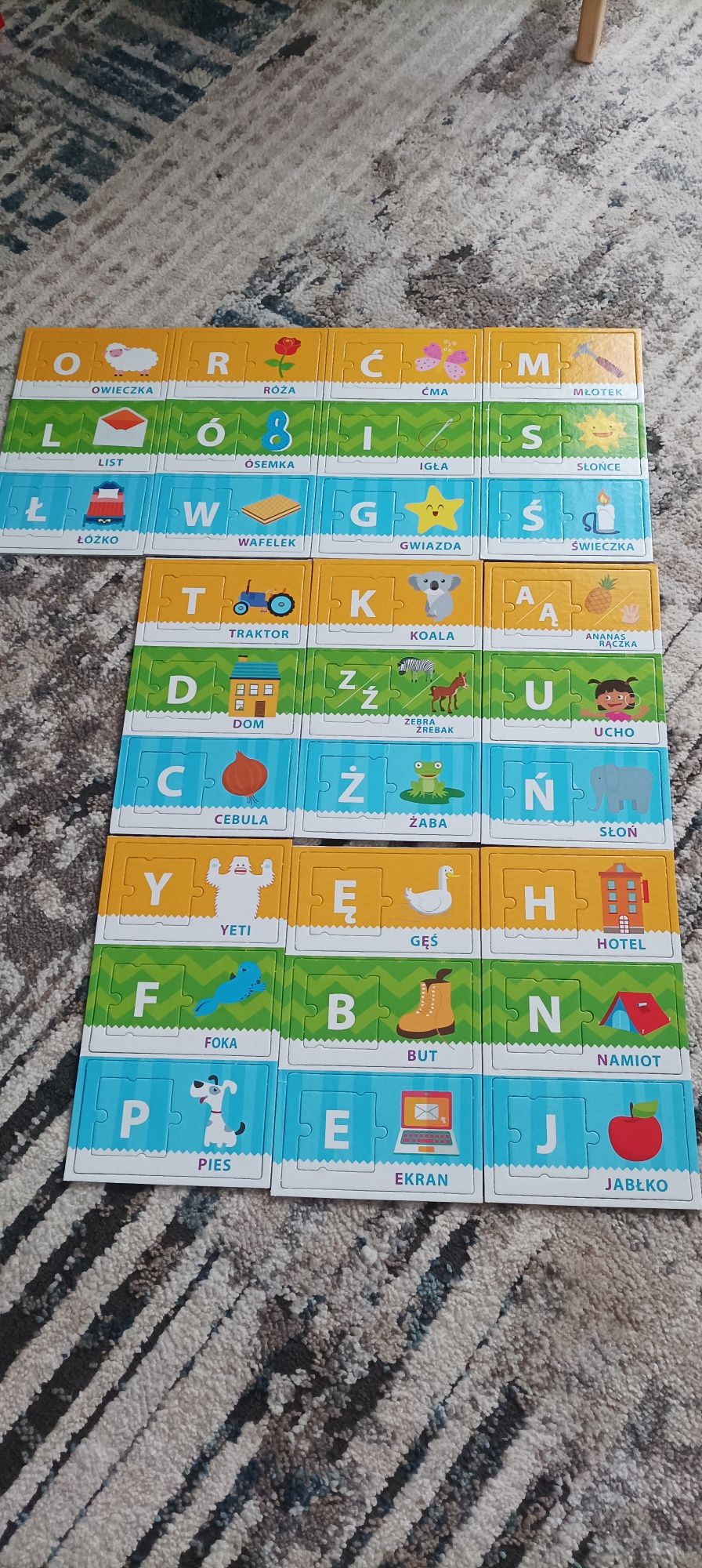 Gra edukacyjna alfabet