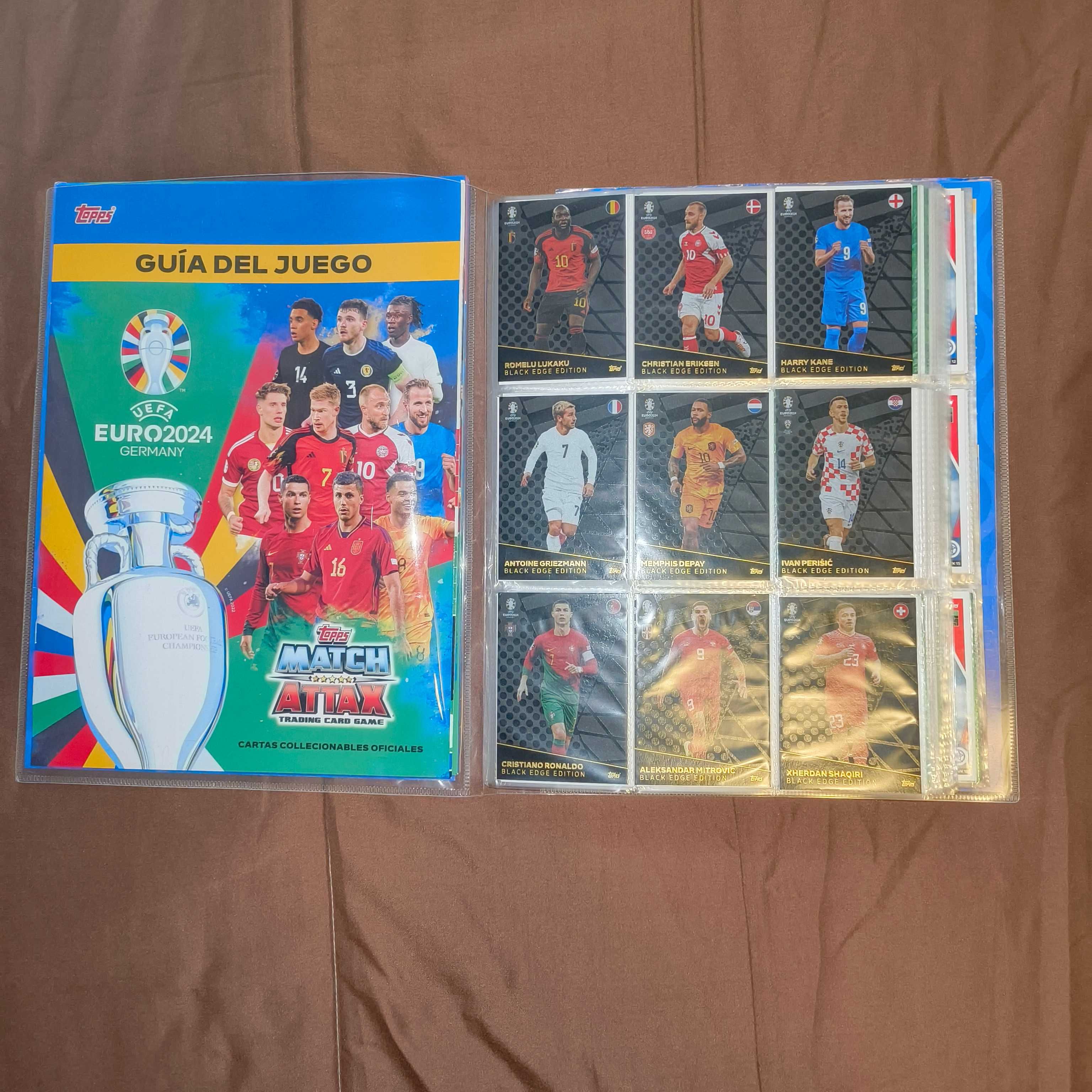 Coleção Cartas Topps Euro 2024