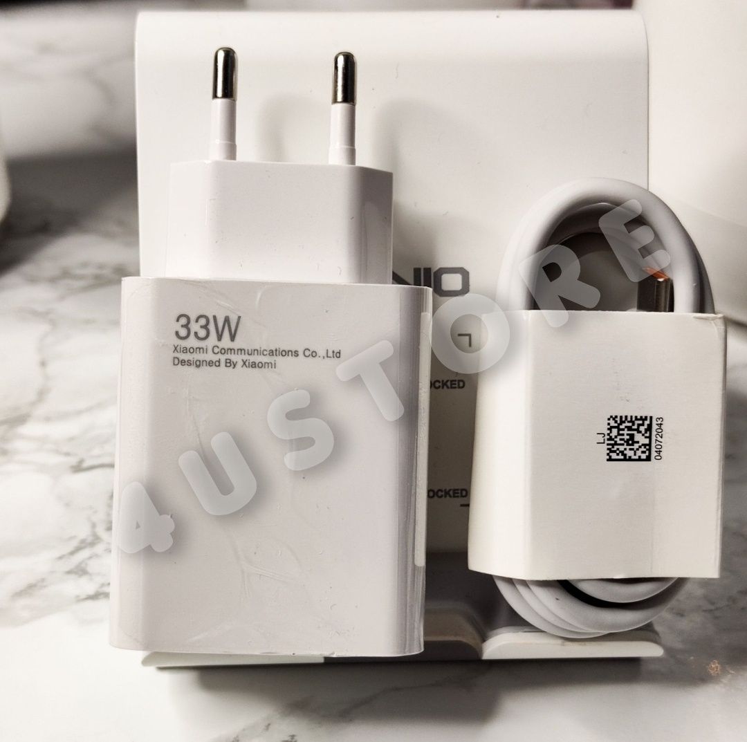 Зарядное устройство Xiaomi 33W 67W 120W зарядка зарядний пристрій блок