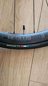 Felgi Bontrager Aeolus pro 3, carbon, opony Bontrager R3, klocki.