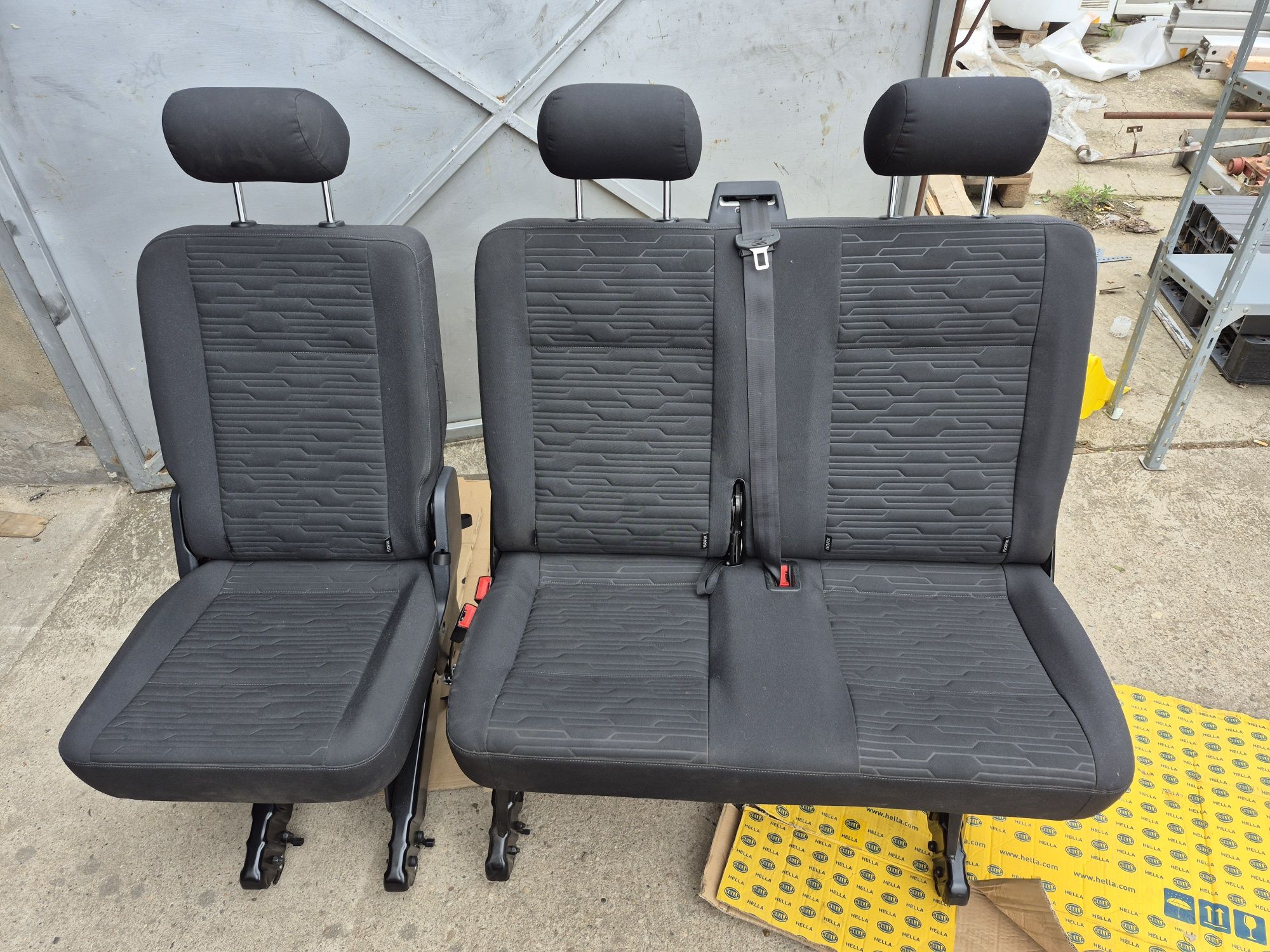 Fotele 2rząd, 2+1,dwójka i koziołek.VW Transporter,  Caravelle T6,T6.1