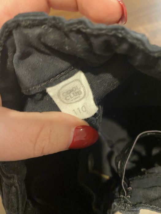 Spodnie chlopiece materialowe