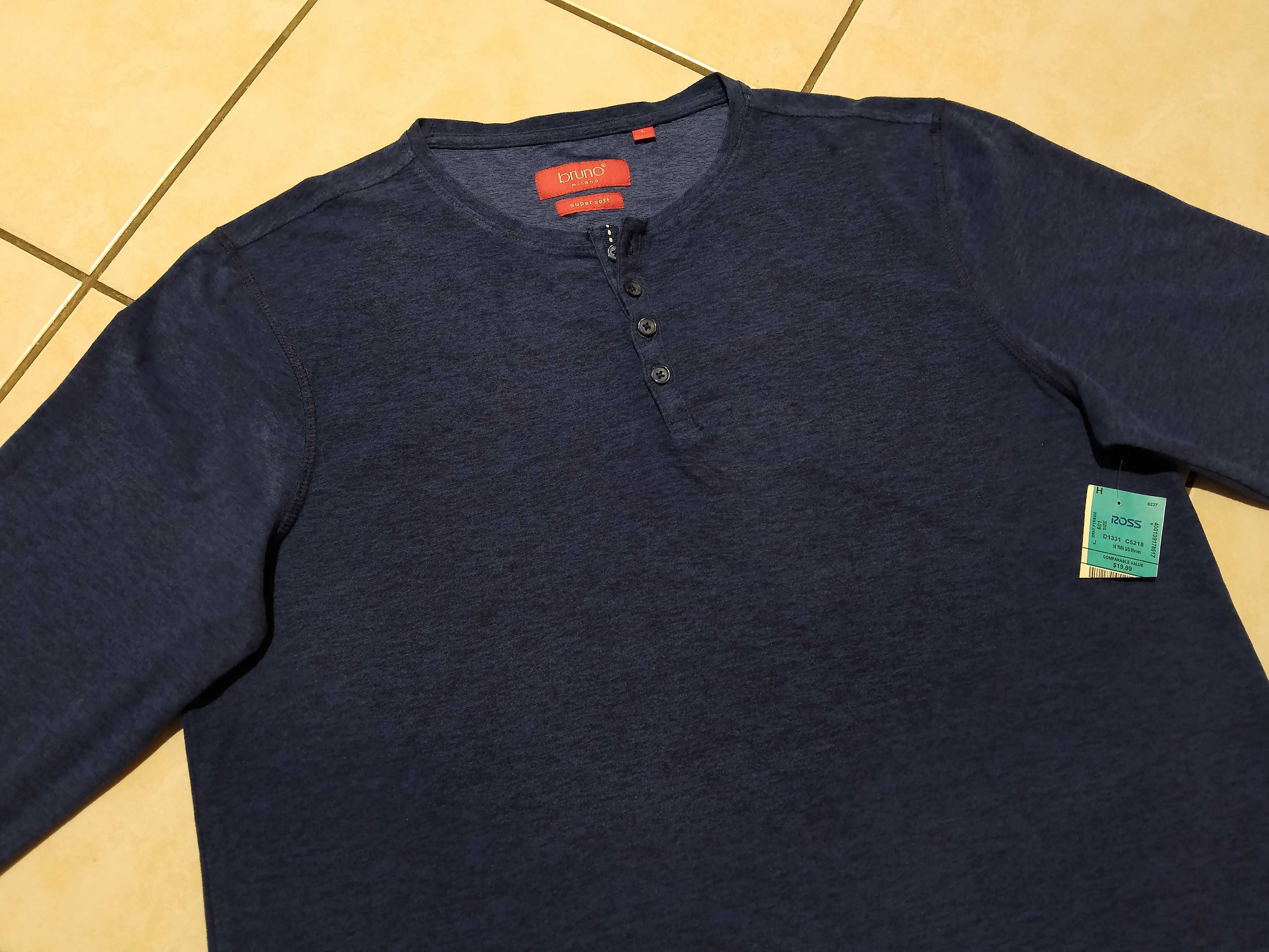 BRUNO USA - NOWA! Bluza Męska rozmiar L