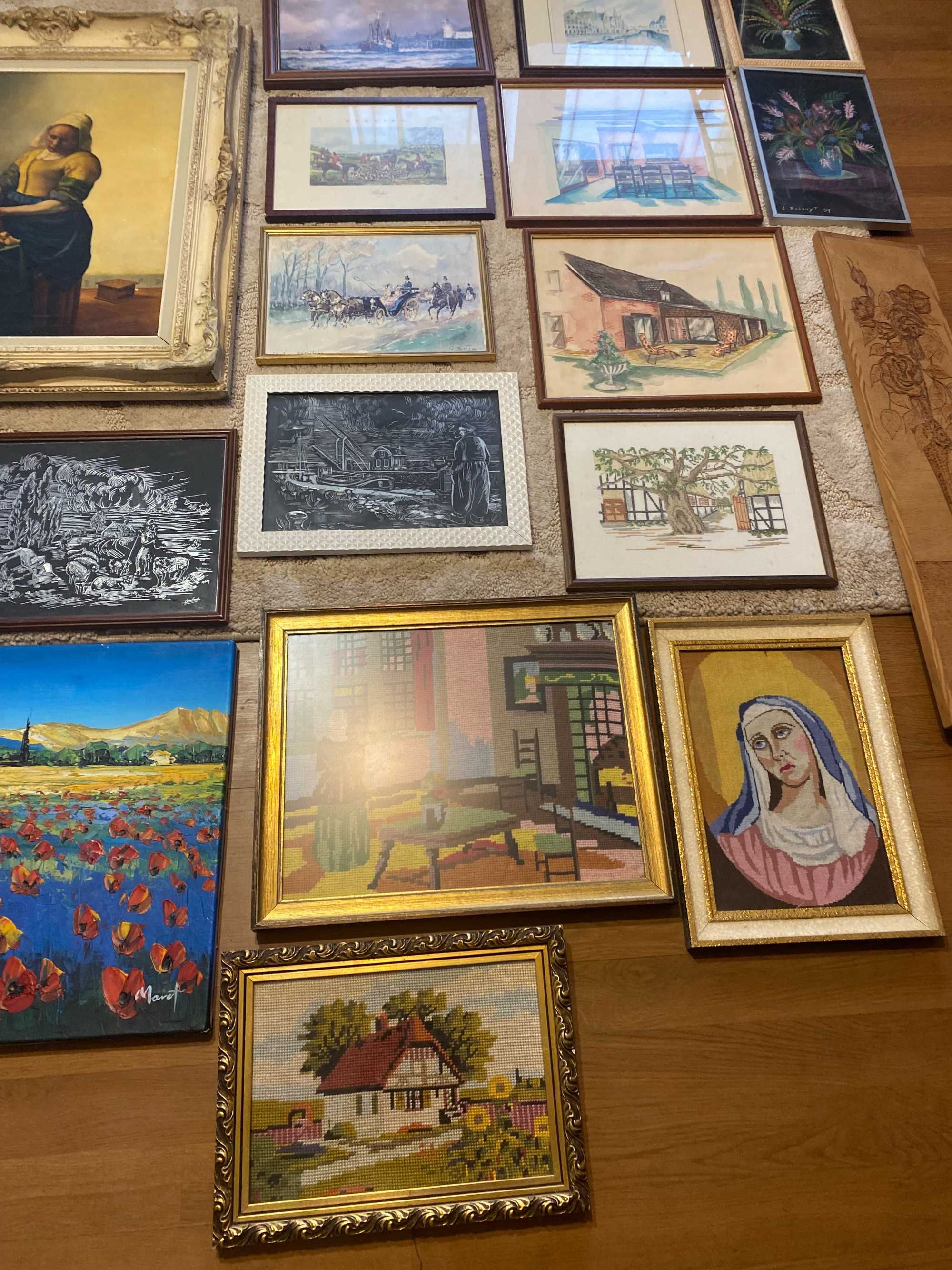 Auguste Renoir reprodukcja stary nadruk pejzaż miejski impresjonizm