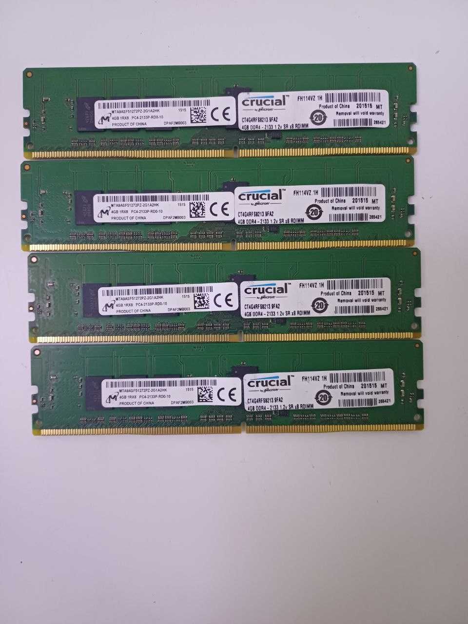 Memória RAM Crucial 16GB (4GBx4) DDR4 PC4-17000 (DDR4-2133)