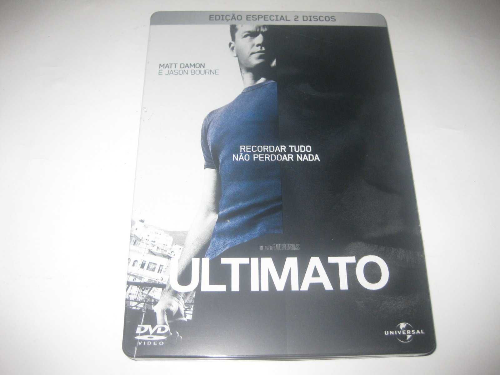 "Ultimato" com Matt Damon/2 DVDs/Steelbook