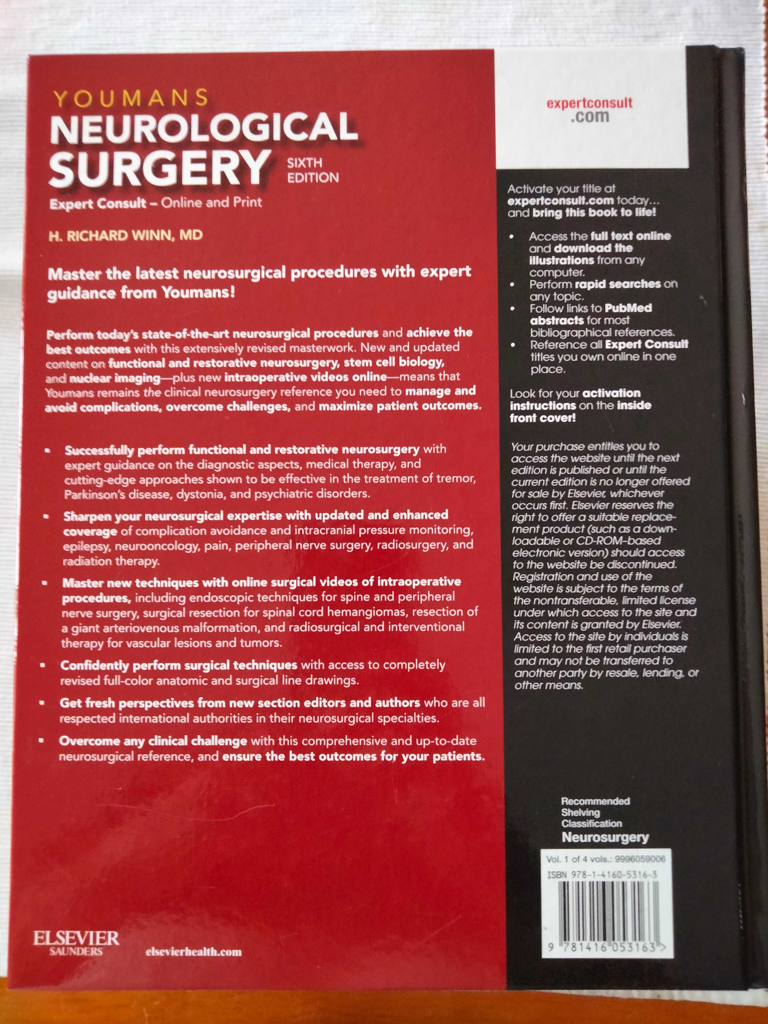 Neurocirurgia livros 6° Ed. Novos!