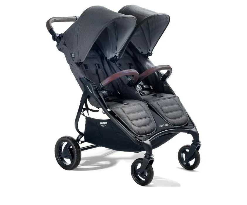 Carrinho de Bebê Duplo Valco Baby 2025 Duo Trend Denim - NOVO