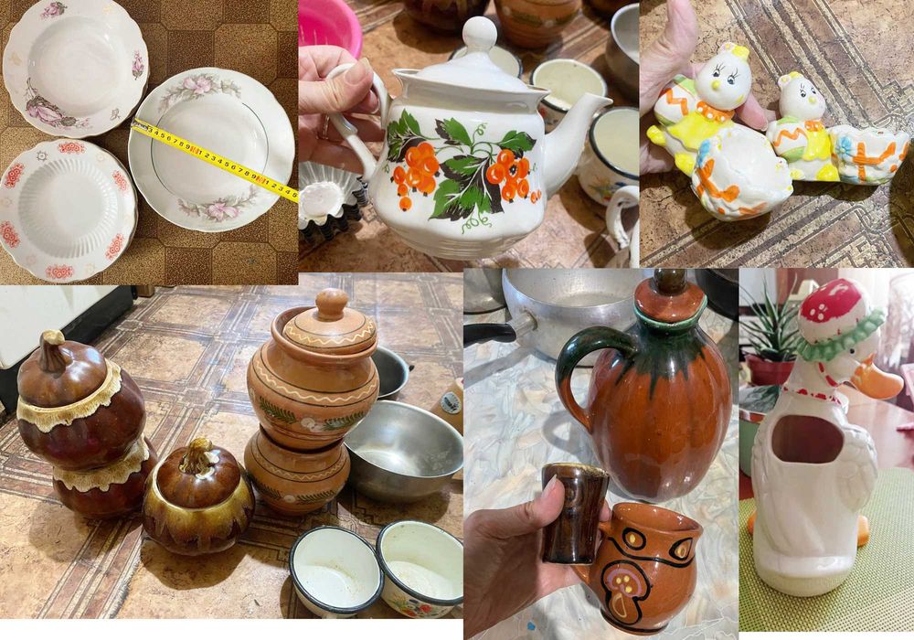 Посуда (тарелки чайник чашки) для дома и отдыха