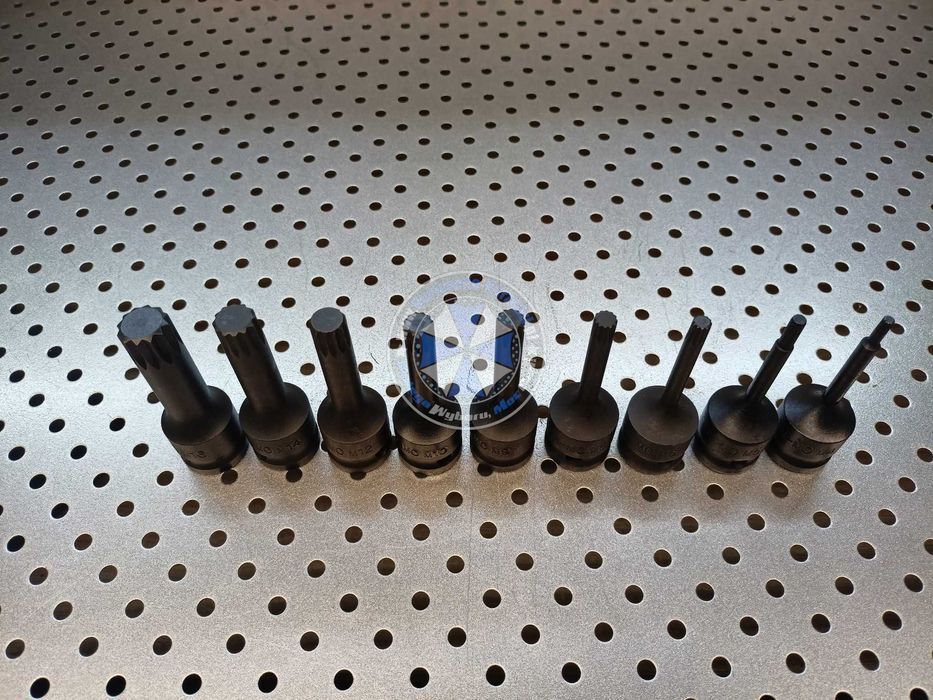 Zestaw Nasadek Udarowych SPLINE 1/2" M4-M16 – 9 Elementów