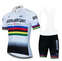 Koszulka i spodenki kolarskie Giro d'Italia r. L biały